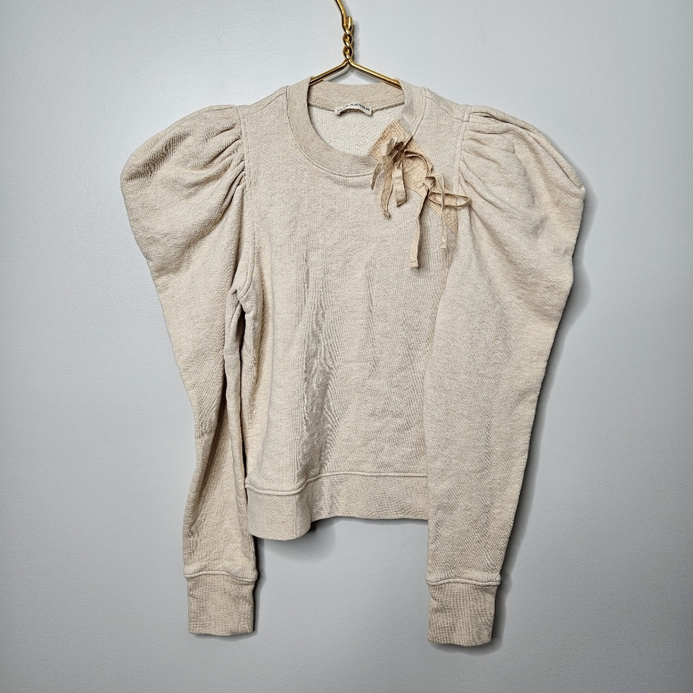 Ulla Johnson Harper Pullover sweater Poplin Collar size P